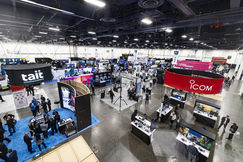 IWCE Exhibit Hall Aerial Shot 
