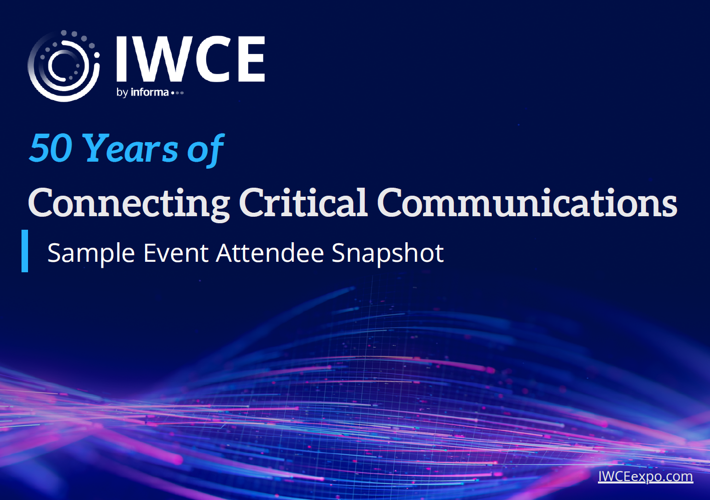 Sample attendee snapshot cover